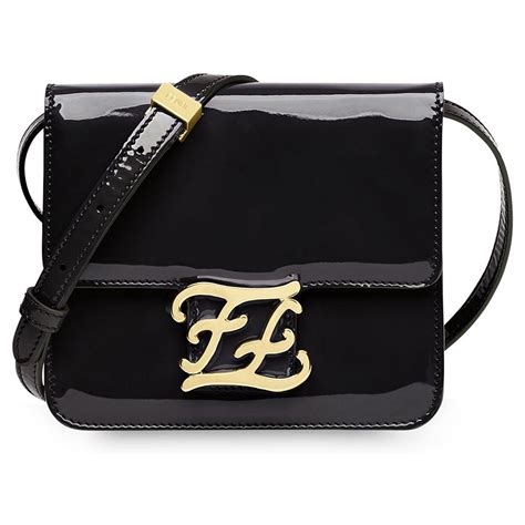 fendi karligraphy leather crossbody bag|Fendi hobo bag.